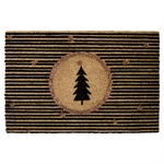 Doormat gold with christmastree fra GreenGate - Tinashjem